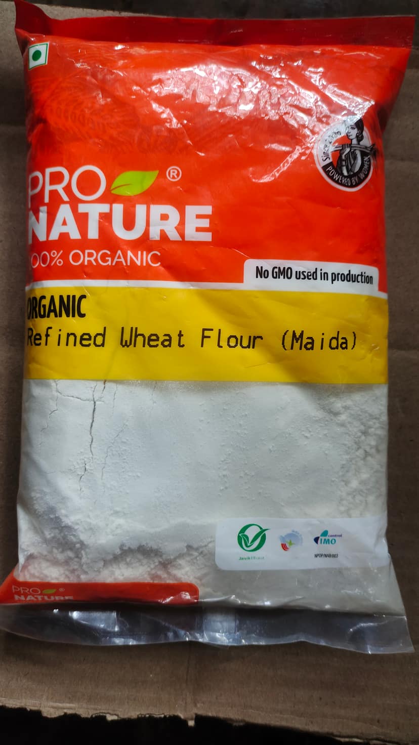 Pro nature organic refined wheat flour