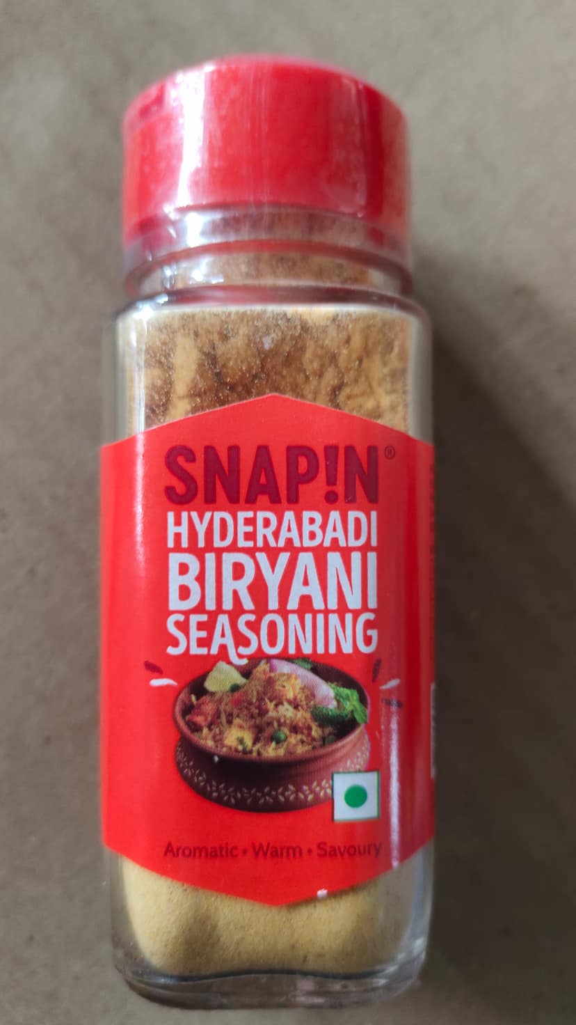 Snapin sesoning - Hyderabadi biryani