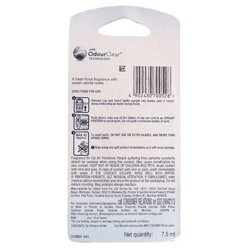 Ambi Pur Car Machine Vanilla 7.5 Ml view 2