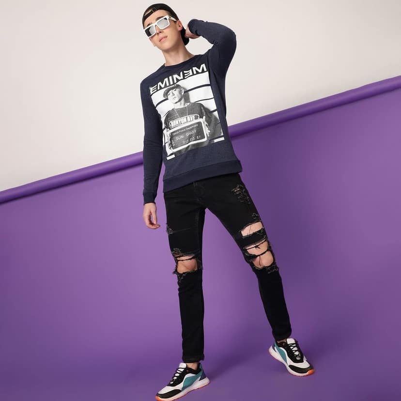 FTX Men Round Neck Printed Full sleeves Tshirt view 5
