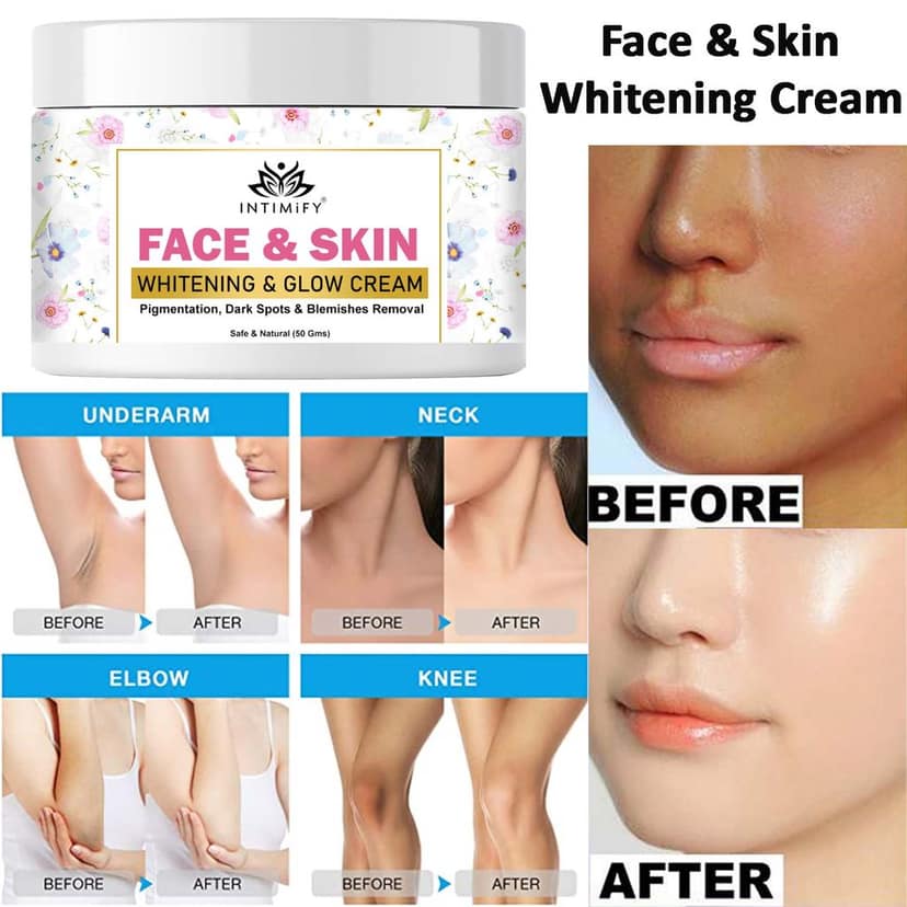 Intimify Face Whitening Cream, skin brightening cream, skin whitening cream, underarm whitening cream, Night Cream (50 gms) view 2