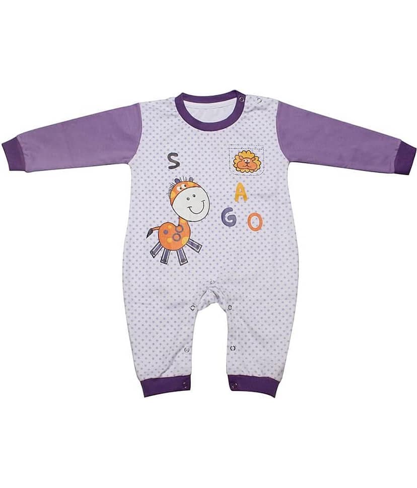 Babeezworld Pack of 1 Baby Girls Cotton Bodysuit ( Multicolor )