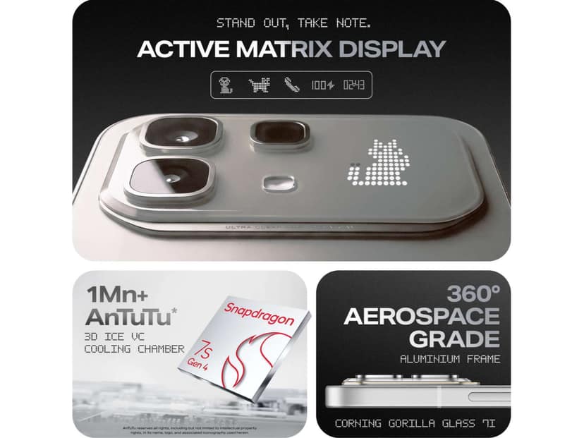 Infinix Note 60 Pro Smartphone, 8GB RAM, 128GB Storage - Frost Silver view 4