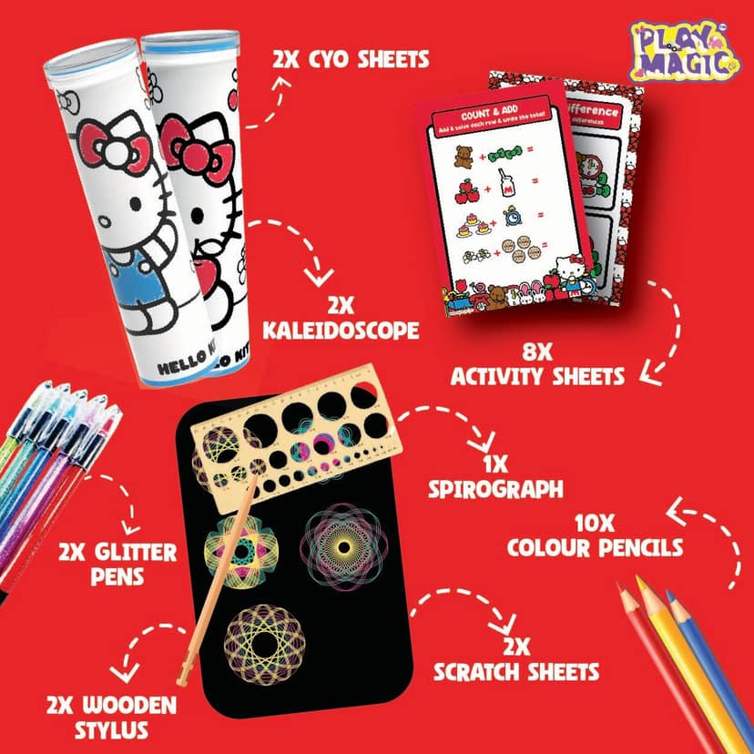 PlayMagic BrainActiv Ultimate Activity Kit - Hello Kitty view 2