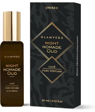 Glamveda Night Nomade Oud - Luxe Pure Perfume Long-Lasting, 20ml