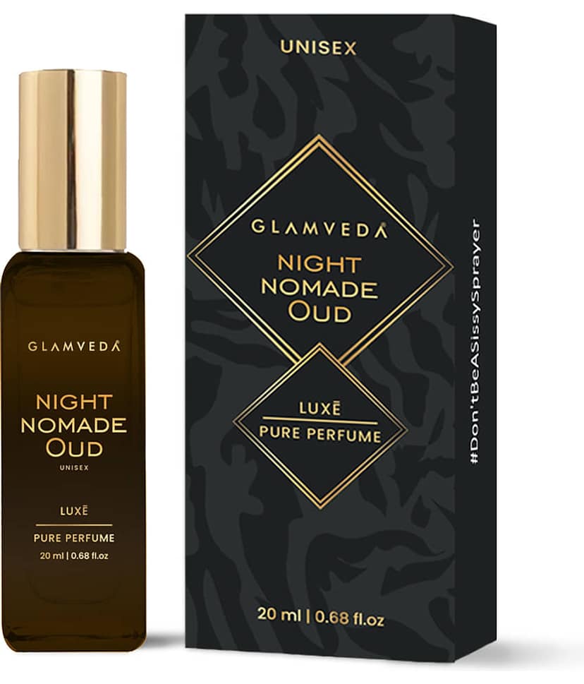 Glamveda Night Nomade Oud - Luxe Pure Perfume Long-Lasting, 20ml view 2