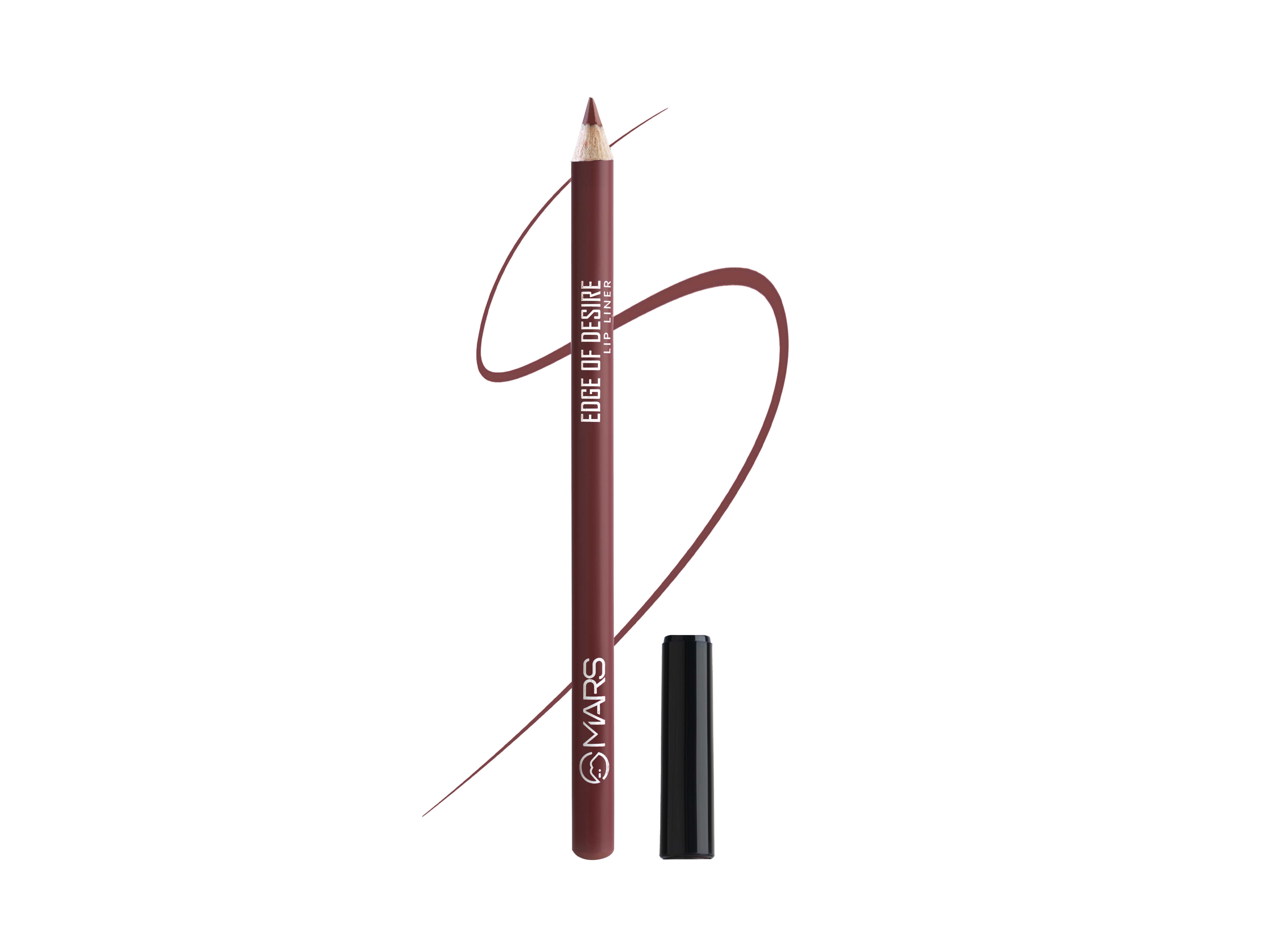MARS Matte Lip Liner, One Swipe Smooth Application, Long Lasting Lip Pencil (1.4gm) - 03-BLOOD BATH