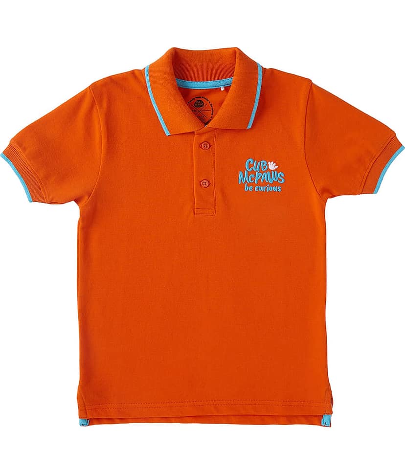 Cub Mcpaws Pack of 1 Boys Cotton Blend T-Shirt ( Orange )