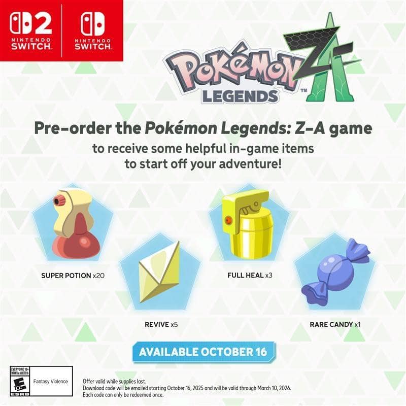 Nintendo Pokemon Legends: Z-A | Switch | view 2