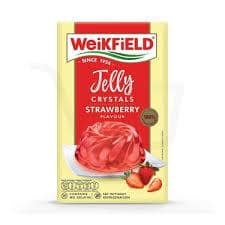 WEIKFIELD JELLY CRYSTALS STRAWBERRY 90G