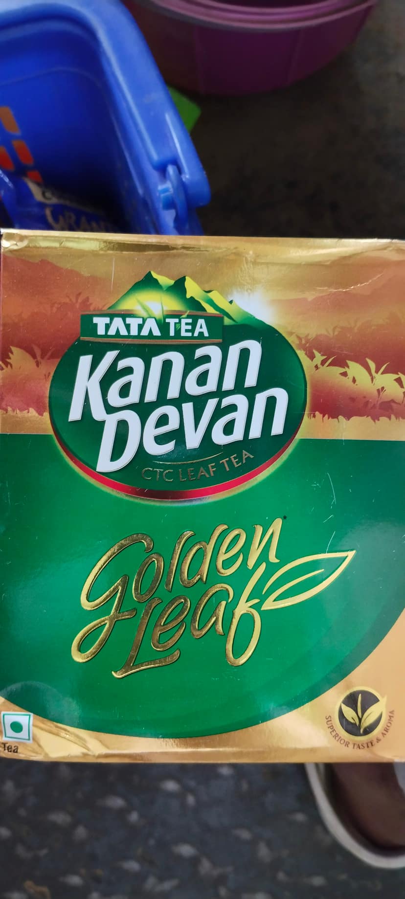 Tata tea kanandevan ctc leaf tea