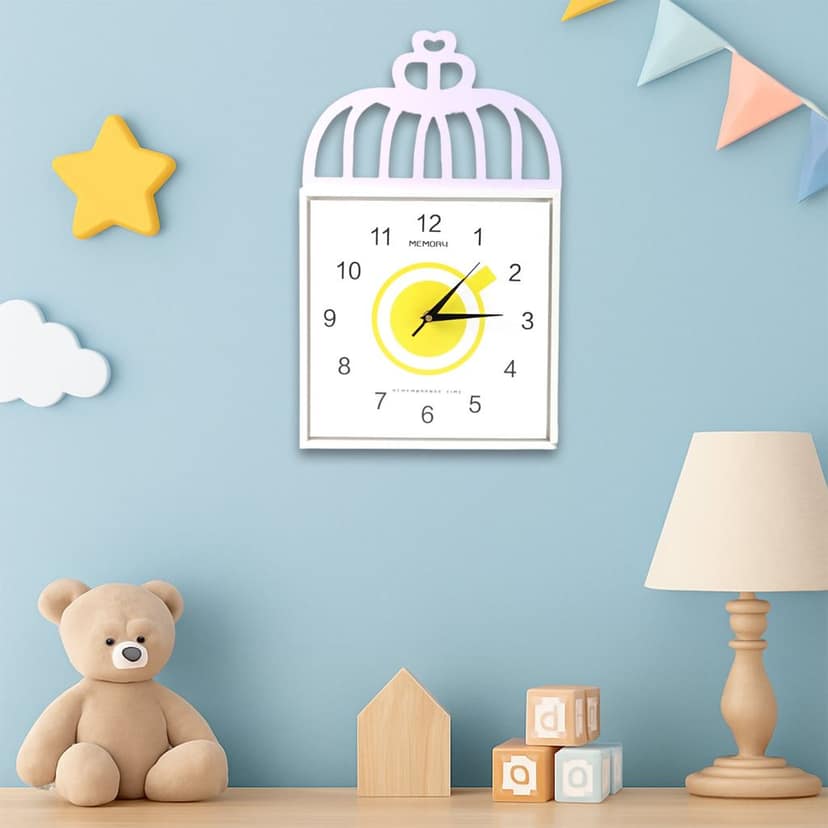 Square Wall Clock – Decorative Battery Operated Timepiece view 2
