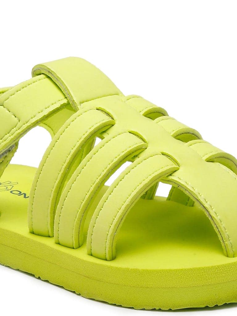 ONYC Tooti Frooti Kids Sandals (Lime Green), Unisex view 2