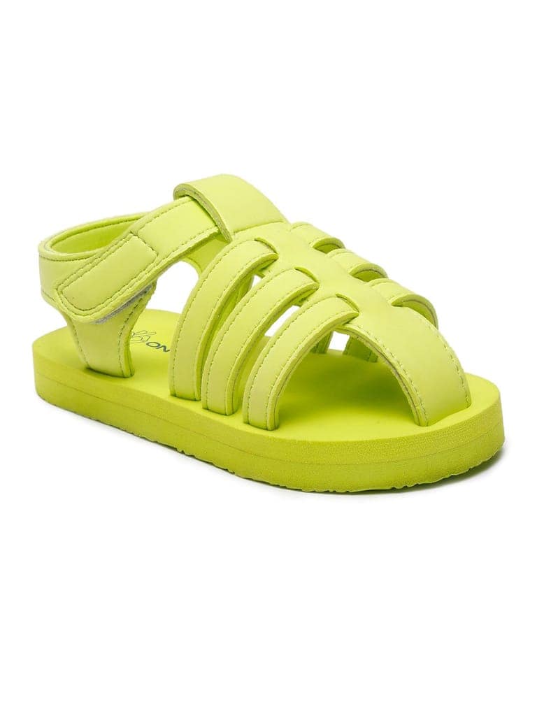 ONYC Tooti Frooti Kids Sandals (Lime Green), Unisex view 3