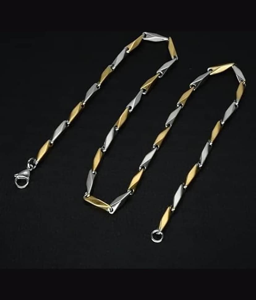 THRIFTKART Gold Plated Stainless Steel Chain ( Pack of 1 ) view 2
