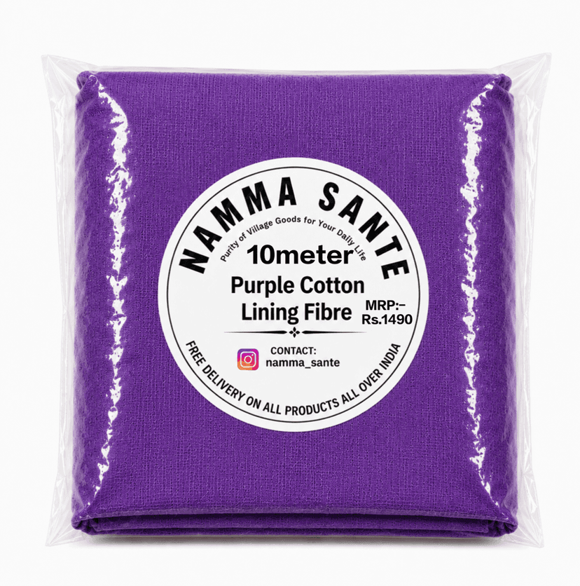 Purple Cotton Lining Fabric (Bada Panna), Purple Cotton Lining Fibre (Bada Panna), Purple Lining Cloth (Bada Panna), Soft Cotton Lining Fabric (Bada Panna), Purple Garment Lining Fabric (Bada Panna)