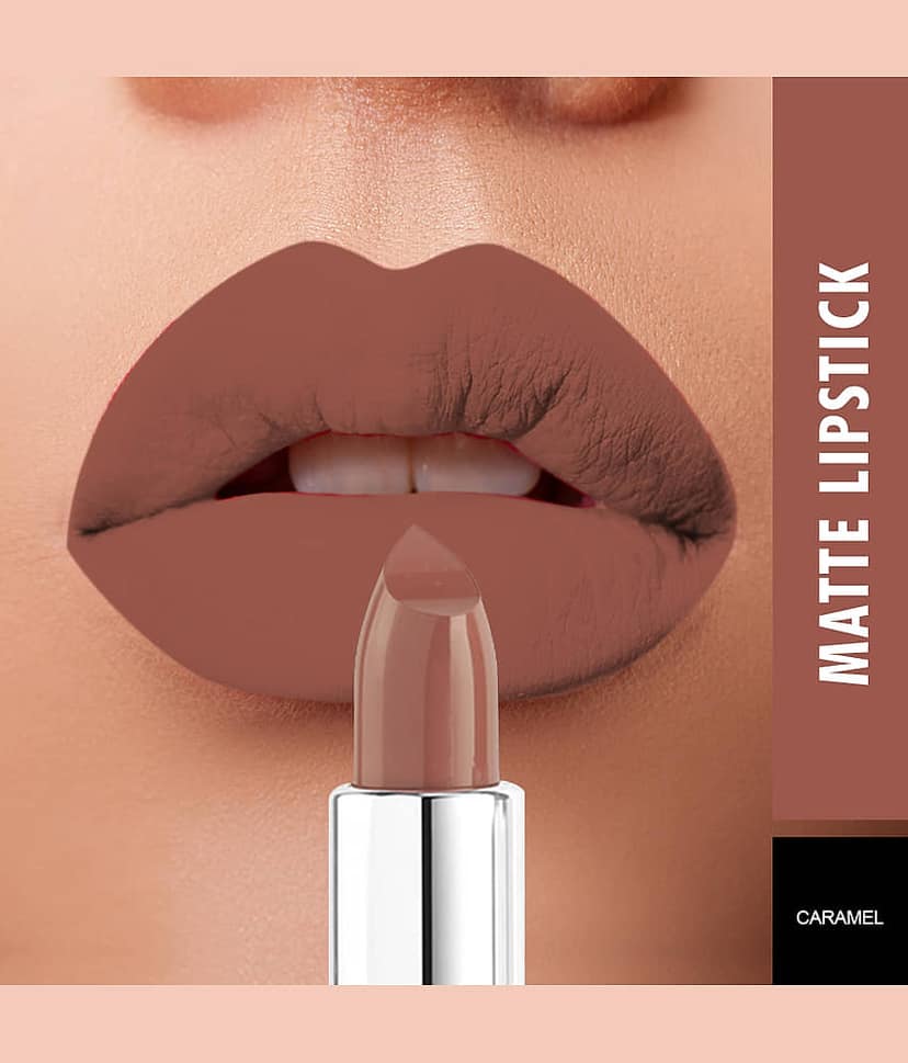 Swiss Beauty Matte Lipstick (Orange Red), 3.8gm view 2