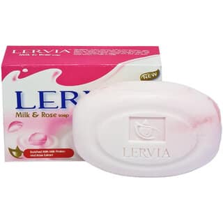 Lervia Milk Protein & Rose Extract Soap - 90g