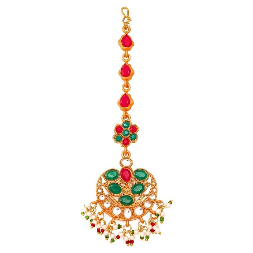 Morison Modern Floral Mangtikka Chic Fusion of Tradition and Style view 2