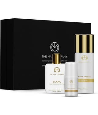 The Man Company Perfume Set of Blanc EDT, Roll-On Deo Deodorant Spray for Men 200 ml ( Pack of 3 )