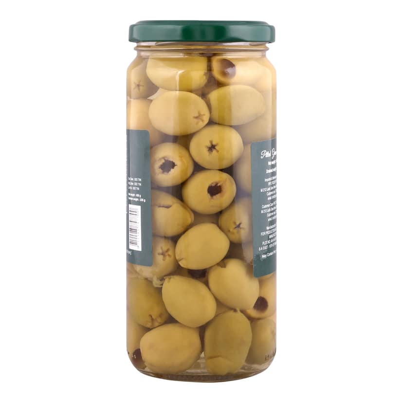 Green Pitted Olives – Premium Quality | Seedless Olives for Pizza, Pasta, Salads & Appetisers view 2
