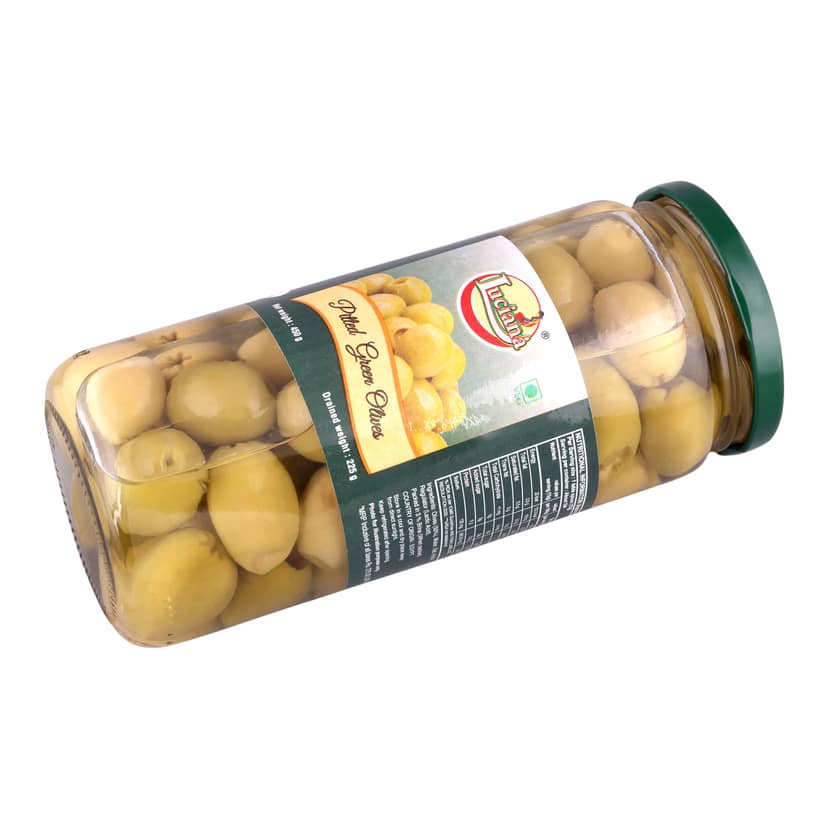 Green Pitted Olives – Premium Quality | Seedless Olives for Pizza, Pasta, Salads & Appetisers view 3
