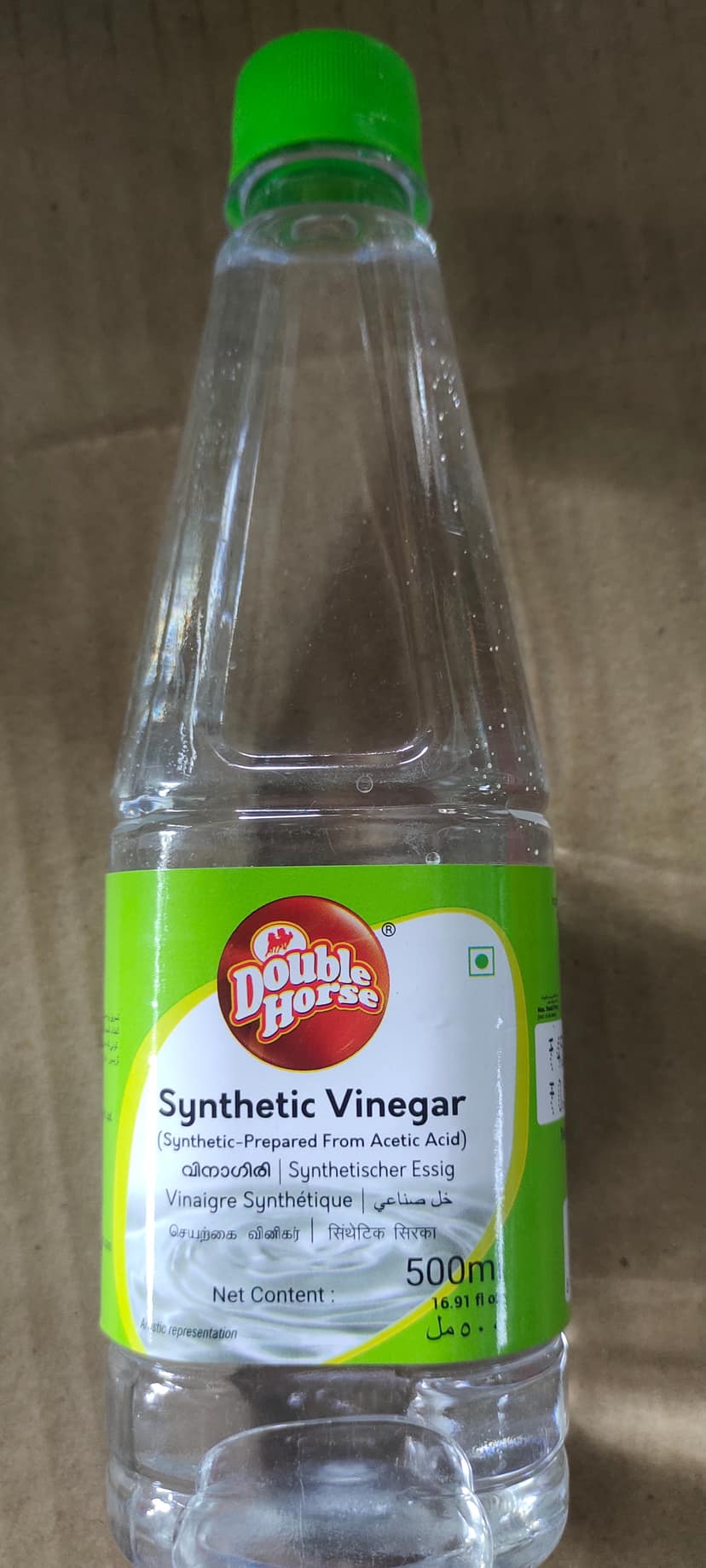 Double Horse Synthetic Vinegar bottle
