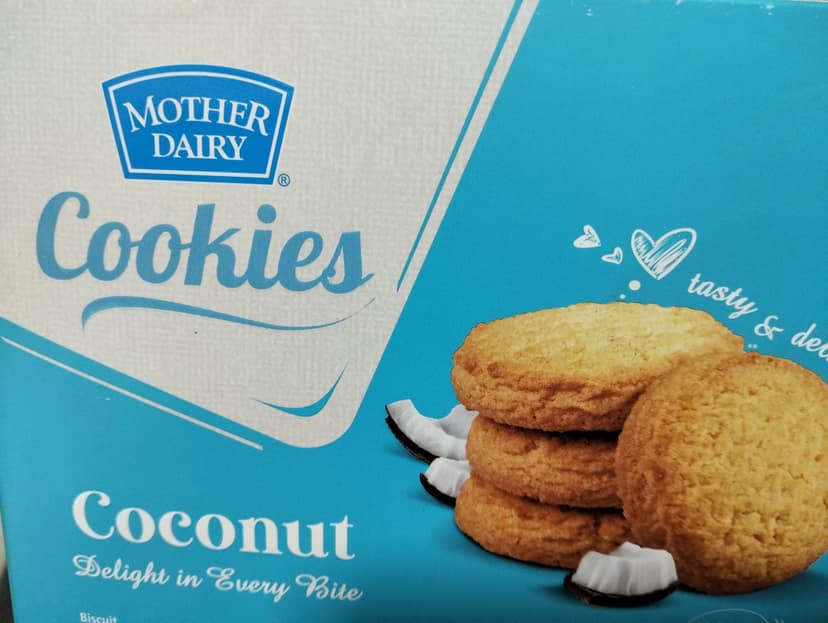 Mother Dairy Cookies Coconut Delight in every bite