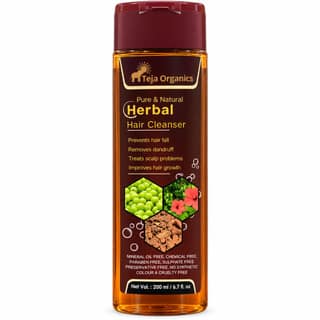 Herbal Hair Cleanser 200 ml | Ayurvedic Natural Shampoo |Enriched with Hibiscus and Amla | Cleansing and Nourishing | Remove impurities without stripping natural oils | Natural Conditioner
