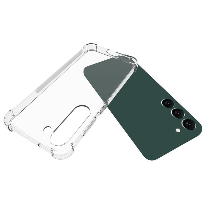USTIYA Case for Samsung Galaxy S23+ S23 Plus Clear TPU Four Corners Protective Cover Transparent Soft funda view 3