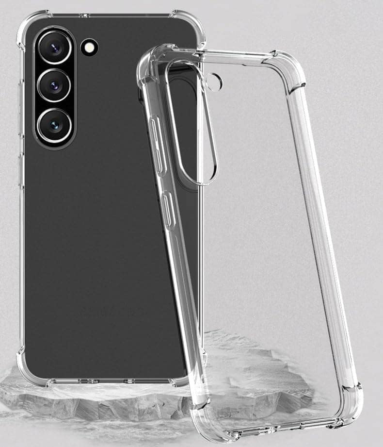 USTIYA Case for Samsung Galaxy S23+ S23 Plus Clear TPU Four Corners Protective Cover Transparent Soft funda view 4