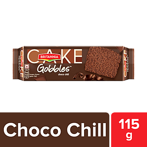 Britannia Gobbles Choco Chill Cake, 115 g, 2x115 g Multipack
