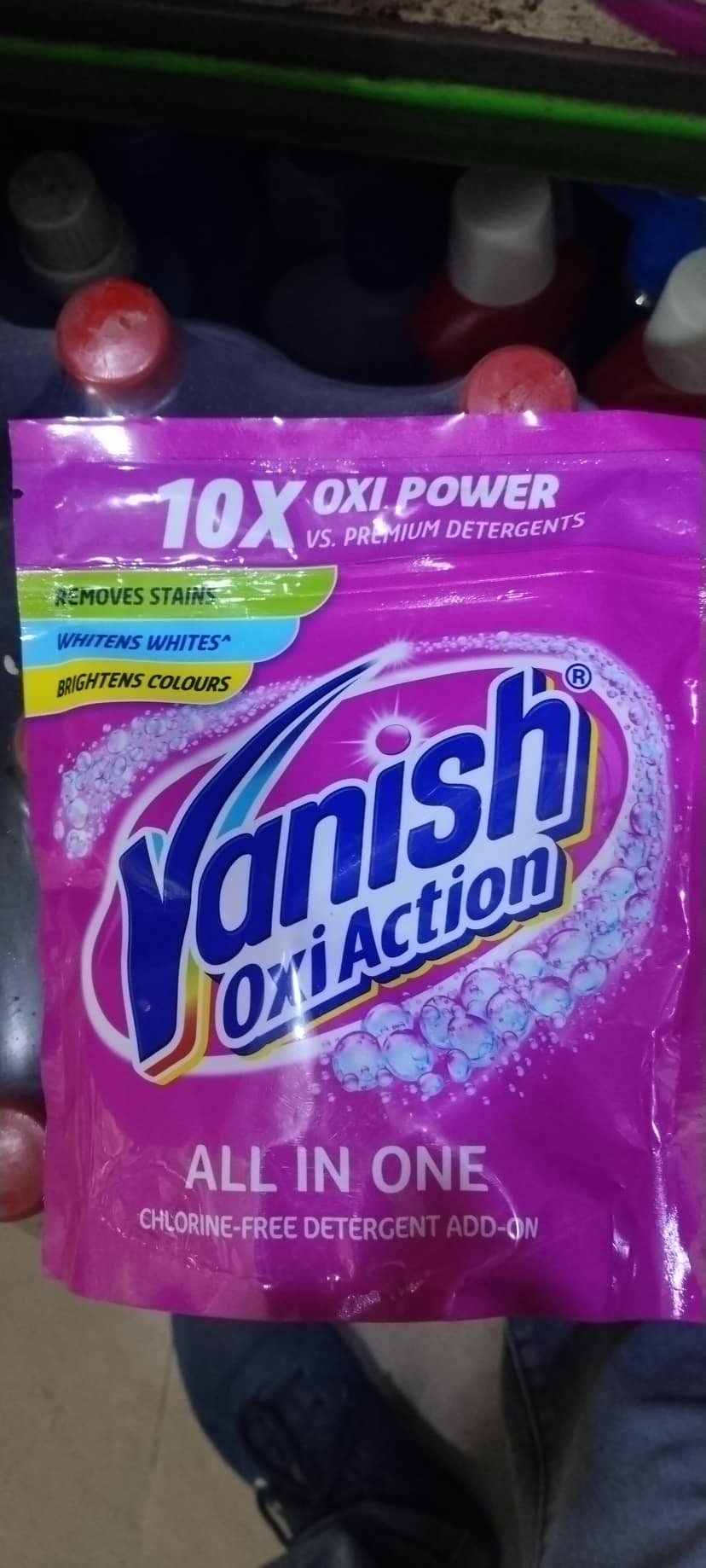 Vanish oxi Action