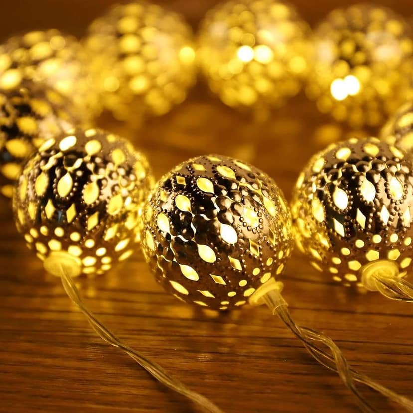 Led Lights for Home Decoration - 14 Ft, 10 Led, Decorative Light | Warm Lights for Decoration | Series Lights for Indoor Outdoor | Led Fairy Lights | Home Decor Light | Led String Lights view 4