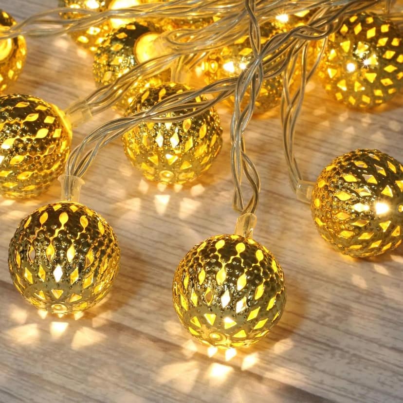 Led Lights for Home Decoration - 14 Ft, 10 Led, Decorative Light | Warm Lights for Decoration | Series Lights for Indoor Outdoor | Led Fairy Lights | Home Decor Light | Led String Lights view 5