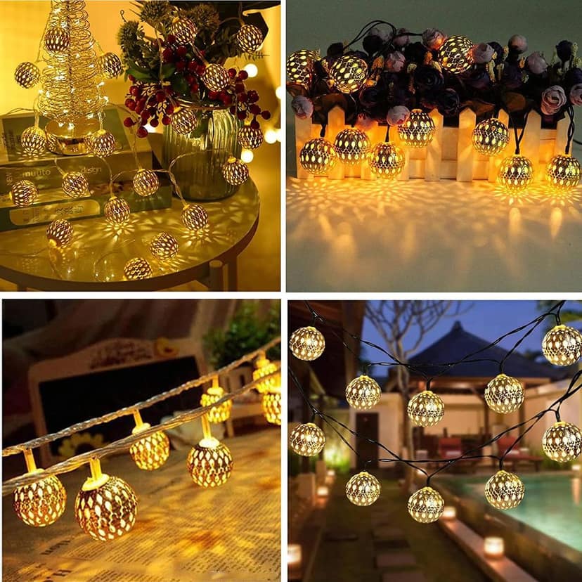 Led Lights for Home Decoration - 14 Ft, 10 Led, Decorative Light | Warm Lights for Decoration | Series Lights for Indoor Outdoor | Led Fairy Lights | Home Decor Light | Led String Lights view 6