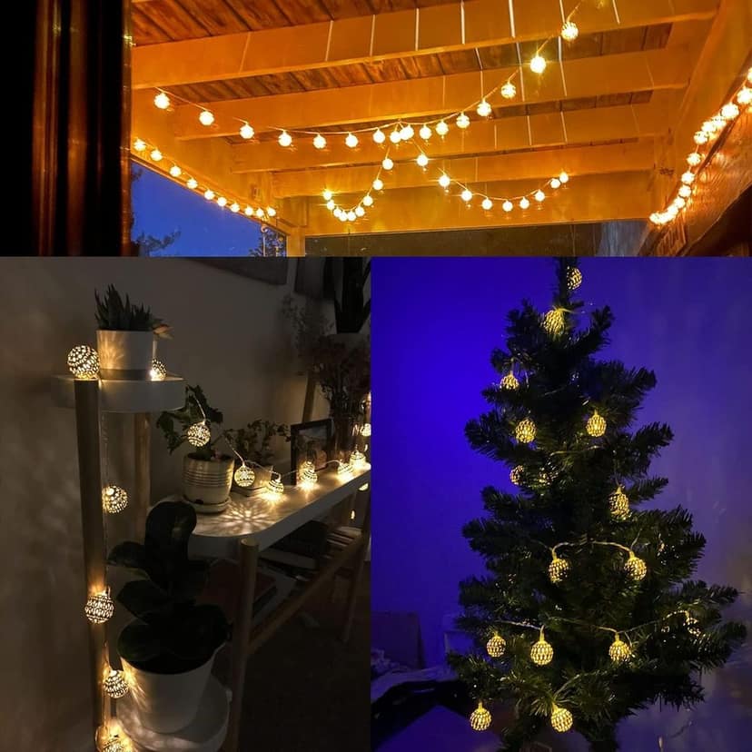 Led Lights for Home Decoration - 14 Ft, 10 Led, Decorative Light | Warm Lights for Decoration | Series Lights for Indoor Outdoor | Led Fairy Lights | Home Decor Light | Led String Lights view 7