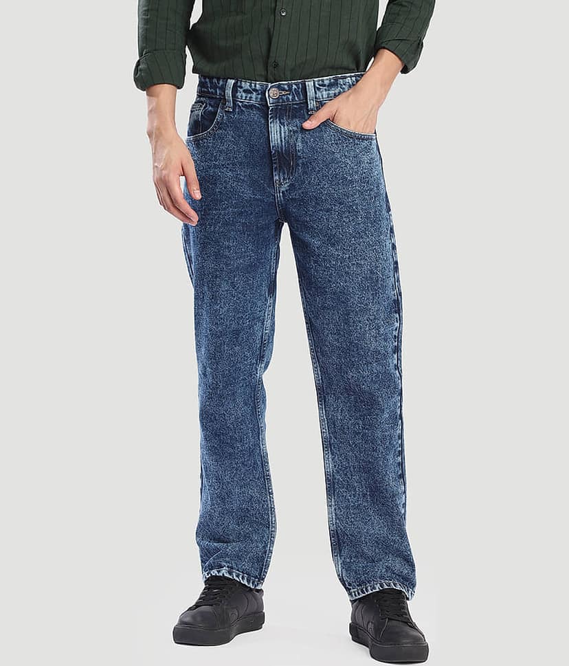 Bene Kleed Relaxed Clean Look Men's Jeans - Blue ( Pack of 1 )
