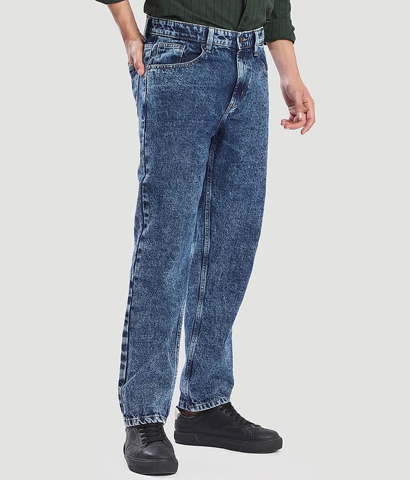 Bene Kleed Relaxed Clean Look Men's Jeans - Blue ( Pack of 1 ) view 2