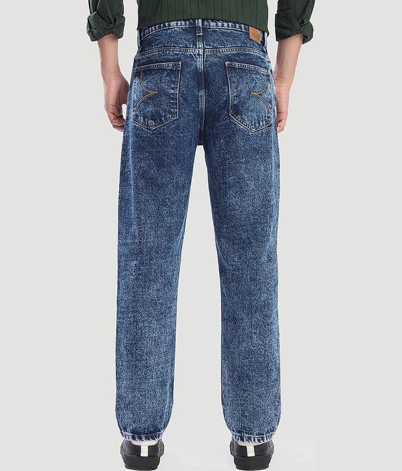 Bene Kleed Relaxed Clean Look Men's Jeans - Blue ( Pack of 1 ) view 6