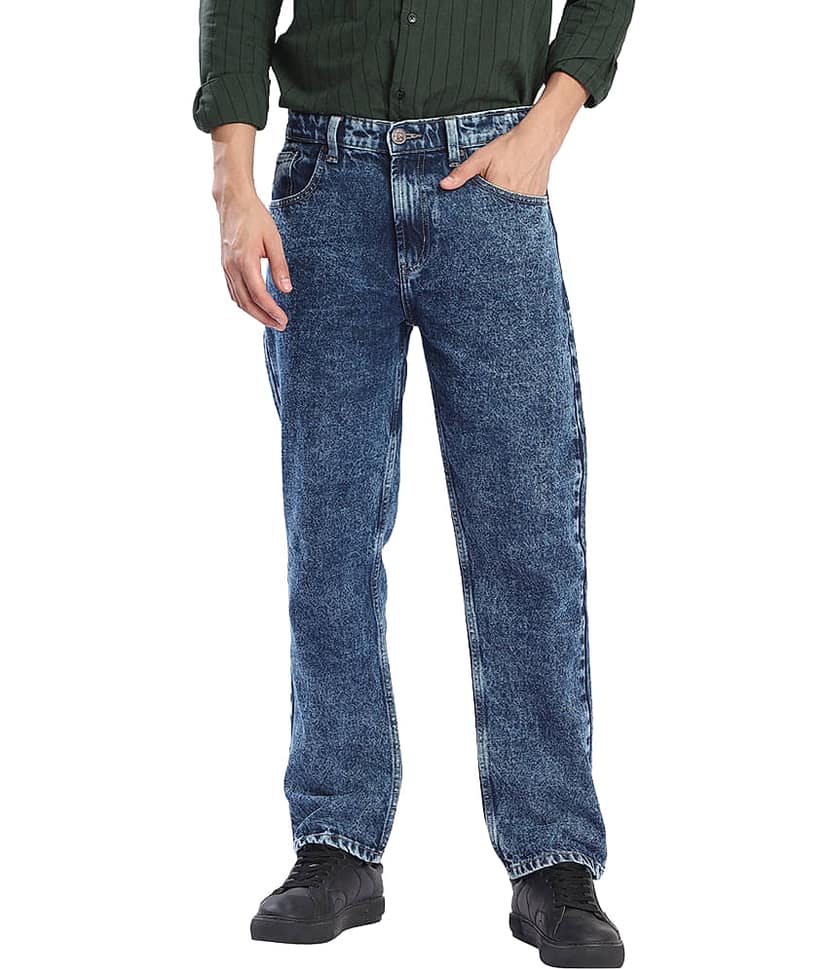 Bene Kleed Relaxed Clean Look Men's Jeans - Blue ( Pack of 1 ) view 7