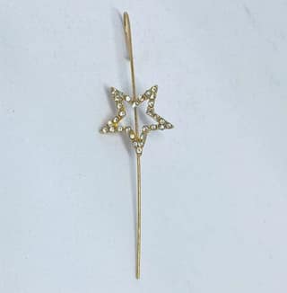 Gold tone Big Star Spiked Ear Cuff