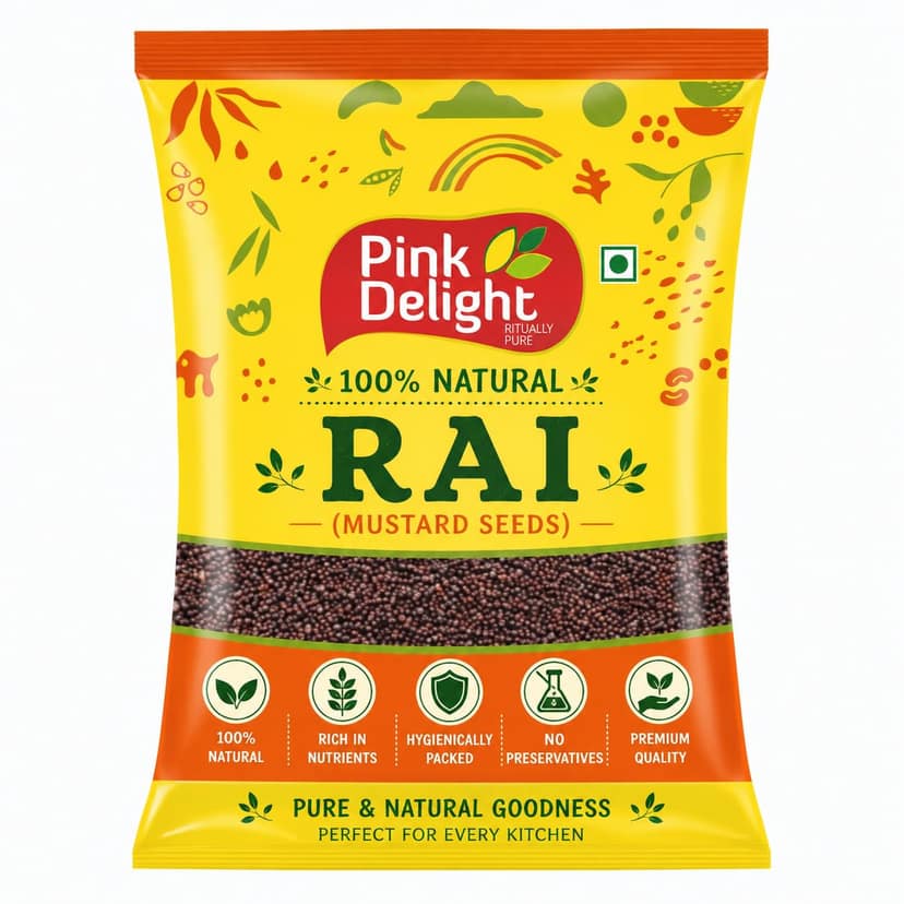 Pink Delight Rai (Mustard Seeds) 200g