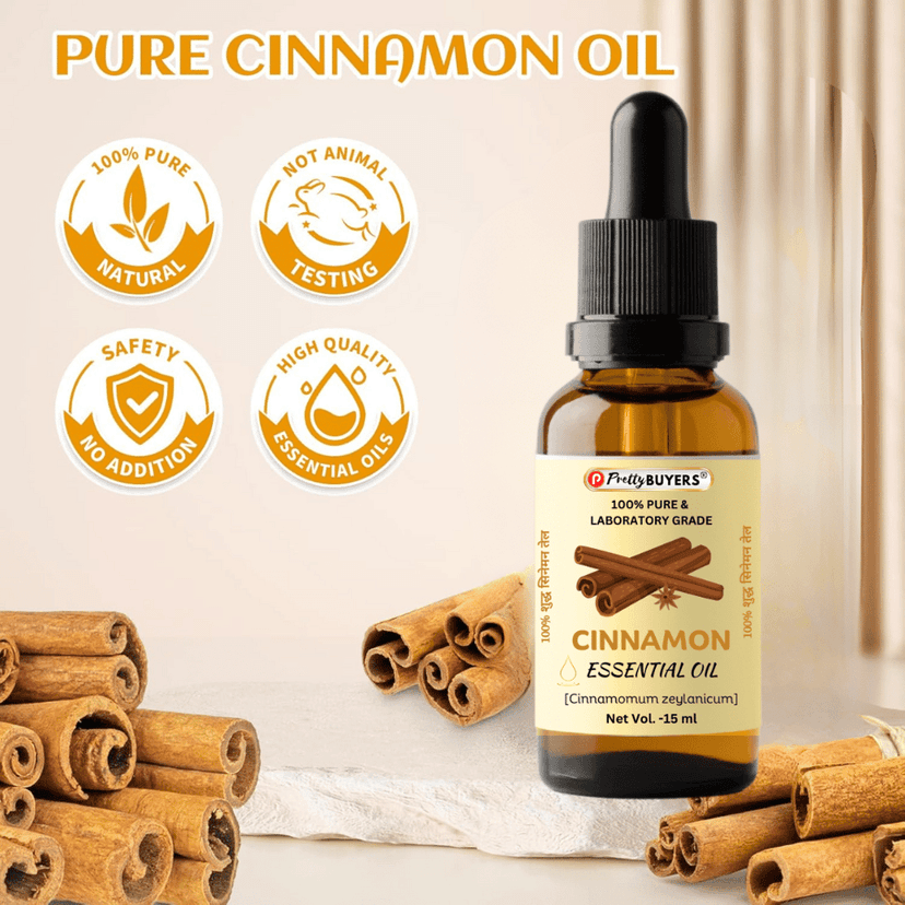 Pure Cinnamon Essential Oil 15ml- Cinnamomum zeylanicum (100% Pure and Natural Therapeutic Grade) Pack Of 1 view 5