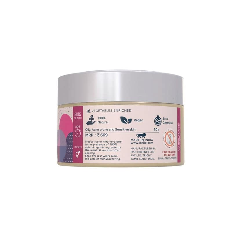 MrilQ Dusk Face Loofah | Exfoliator & Scrub | Acne, Pimple, Scars, Marks & Oil Control | Sensitive, Oily, Combination skin view 3