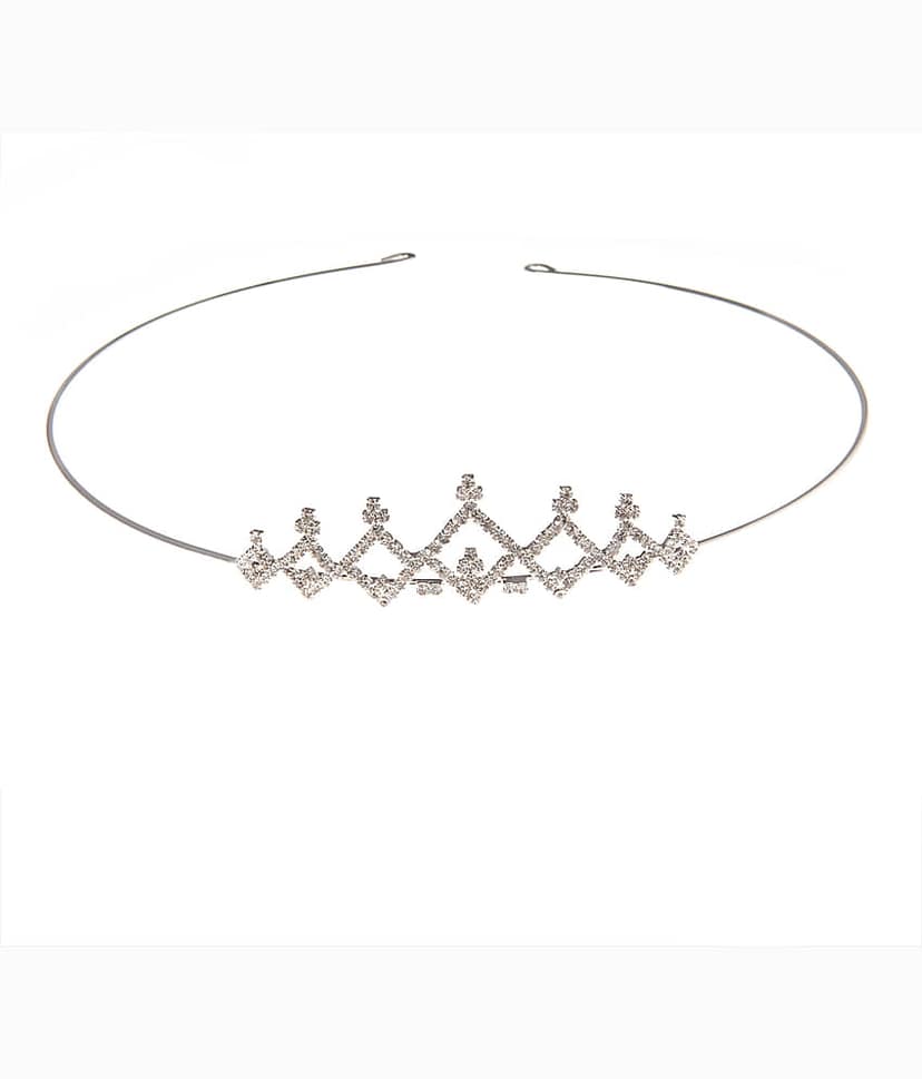 raajis Silver Unisex Tiaras ( Pack of 1 )