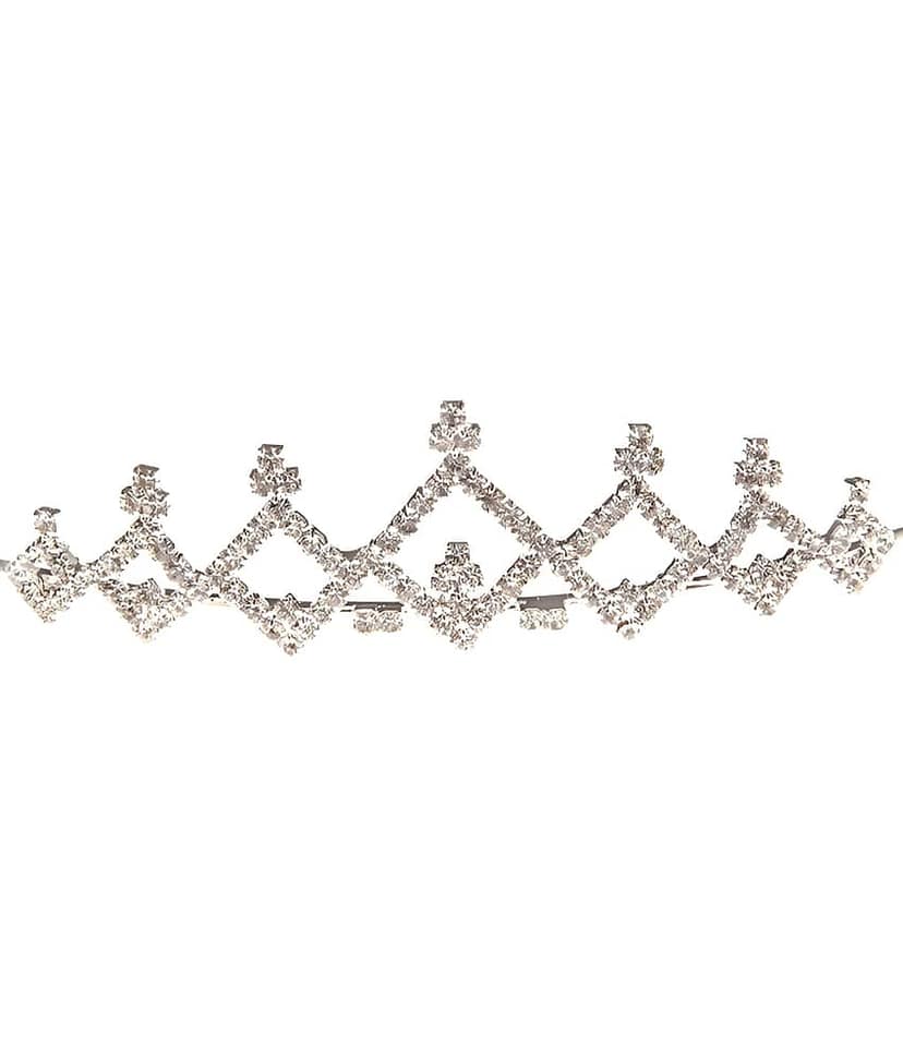 raajis Silver Unisex Tiaras ( Pack of 1 ) view 2