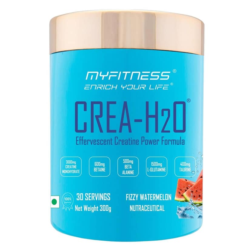 Myfitness Creatine Monohydrate Powder | 300g | Effervescent Pre Workout Power Formula | Creatine Powder With Betaine | Beta Alanine | L-Glutamine | Taurine | Electrolyte Blend