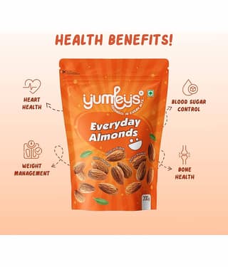 Yumleys Everyday Raw & Natural Californian Almonds 200g