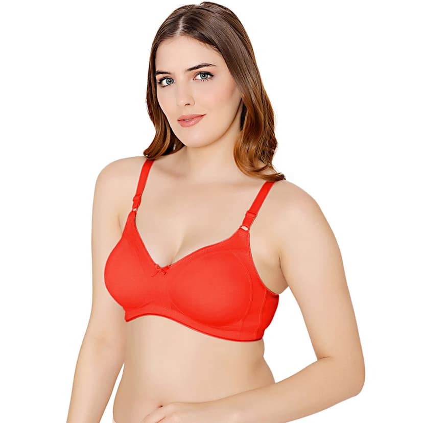Bodycare polycotton wirefree adjustable straps moulded cup non padded bra-6576B view 2